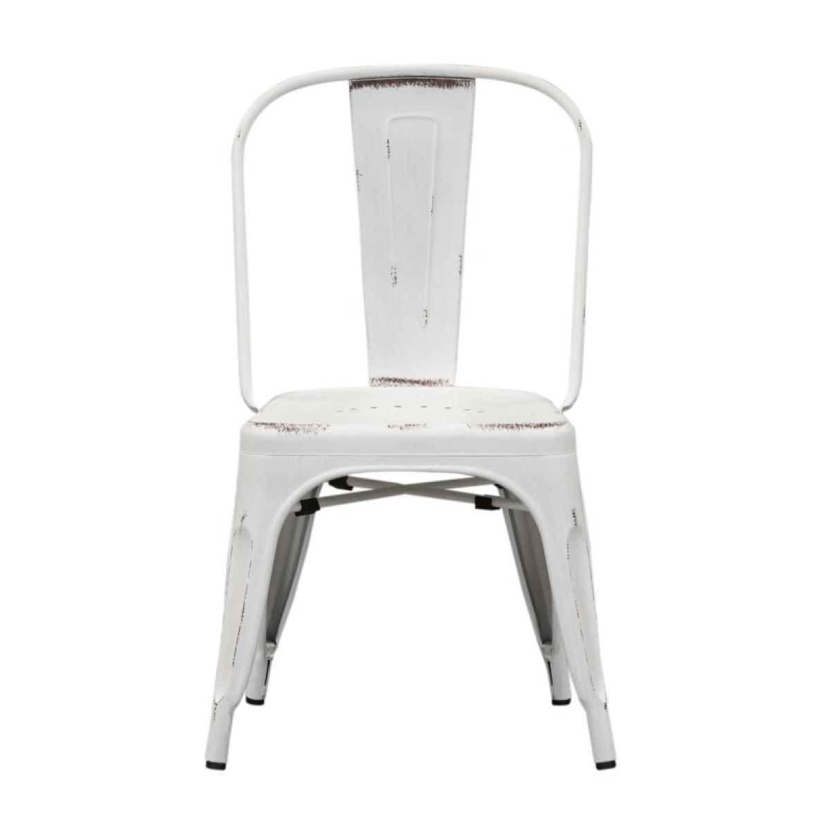 Bow Back Side Chair - Antique White - Image 4
