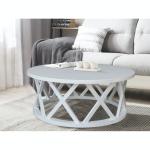 Home Accents - Ceylon Round Coffee Table in White - Image 3