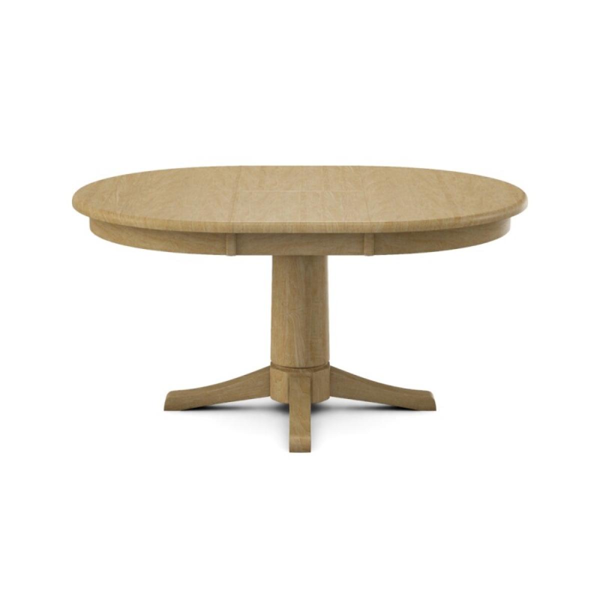 Build Your Own Pedestal Table w/42" x 60" Butterfly Leaf Extension Tabletop w/ Hall Bullnose Edge - Image 23