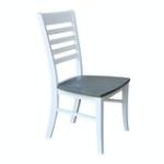 Cosmopolitan Collection - Roma Chair in Heather Gray & White - Image 5