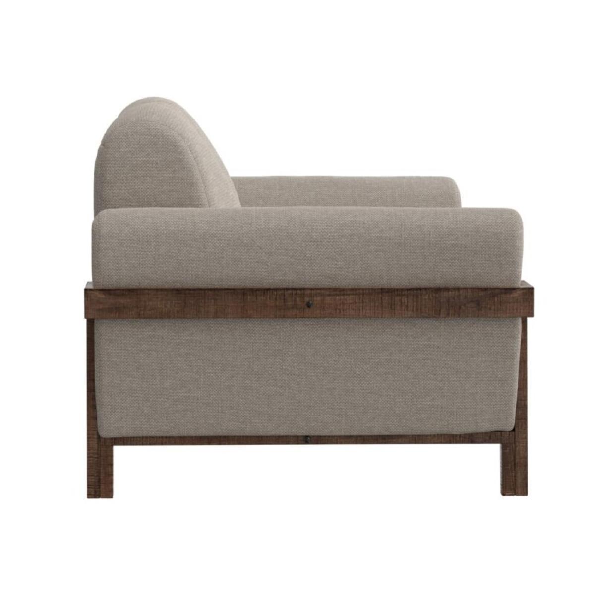 Wooden Frame & Base, Loveseat - Loft Brown - Image 4