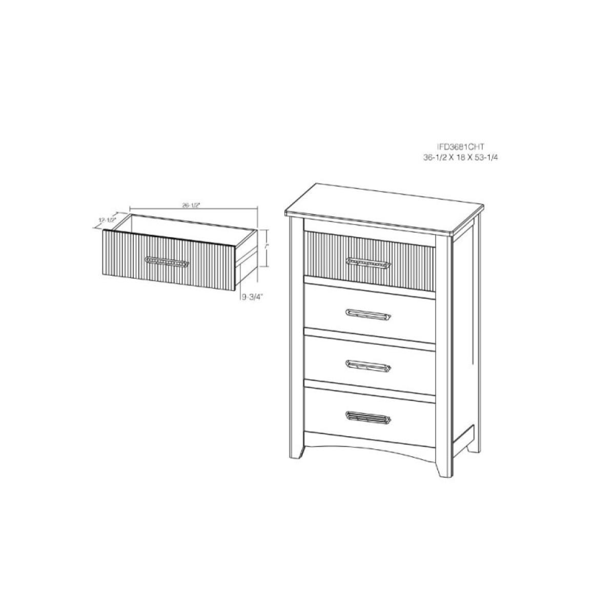 4 Drawer, Chest - Ridge - Image 10