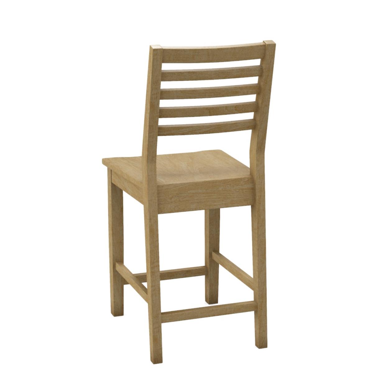 24" Aspen Ladder Back Counter Stool - Image 21