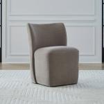 Accent Dining Chair w/ Casters - Truffle