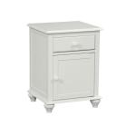 Cottage One Drawer/One Door Nightstand in White