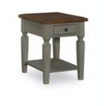 Home Accents - Vista End Table in Hickory & Stone - Image 5