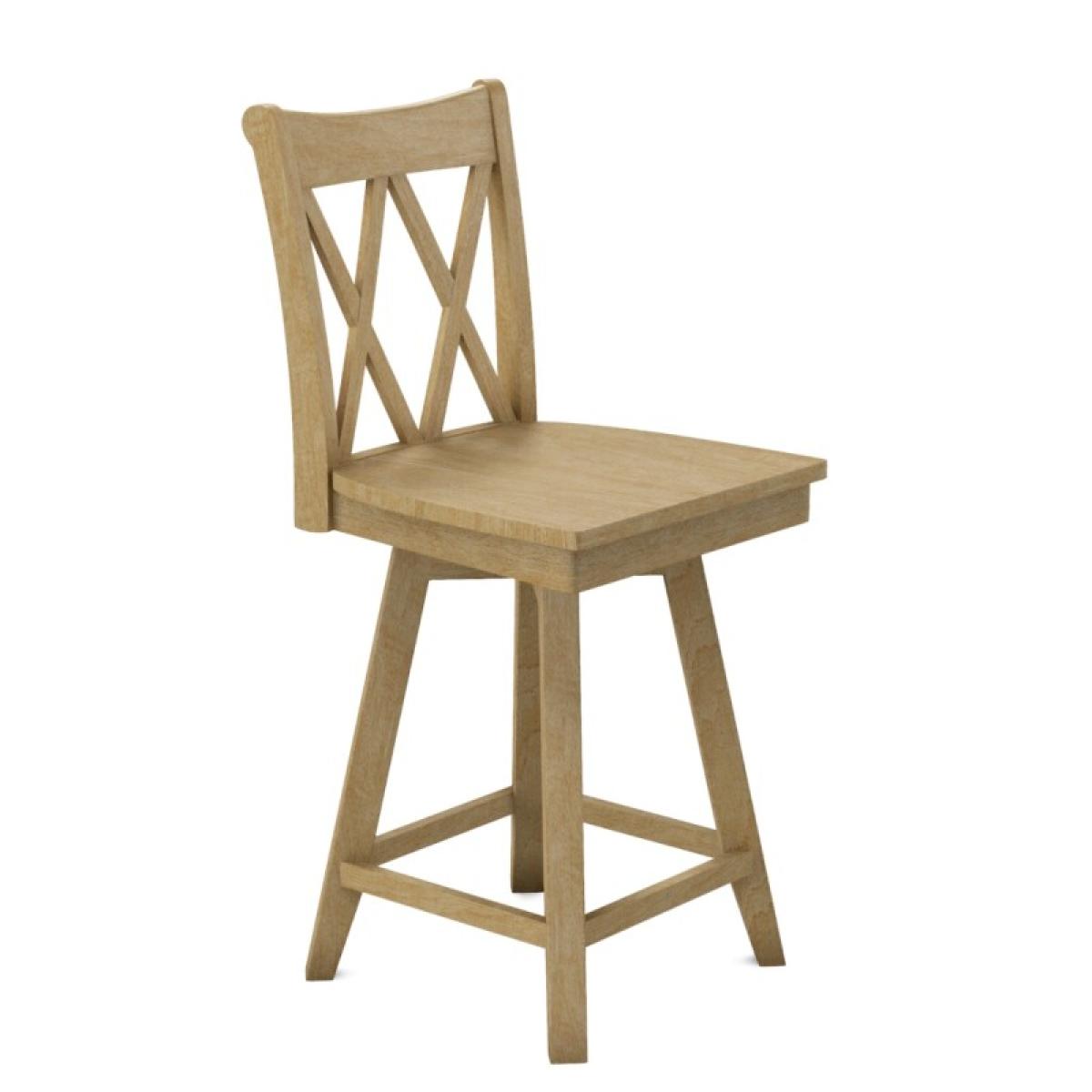 24'' XX Back Swivel Counter Stool - Image 36