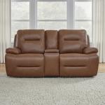 Loveseat w/Console P3 & ZG - Saddle