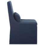 Coley Armless Chair, Denim - Image 6