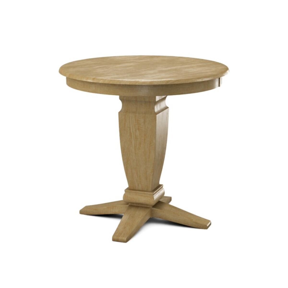 Build Your Own Pedestal Table w/ 36"H Java Gathering Pedestal for Solid Tops - Image 16