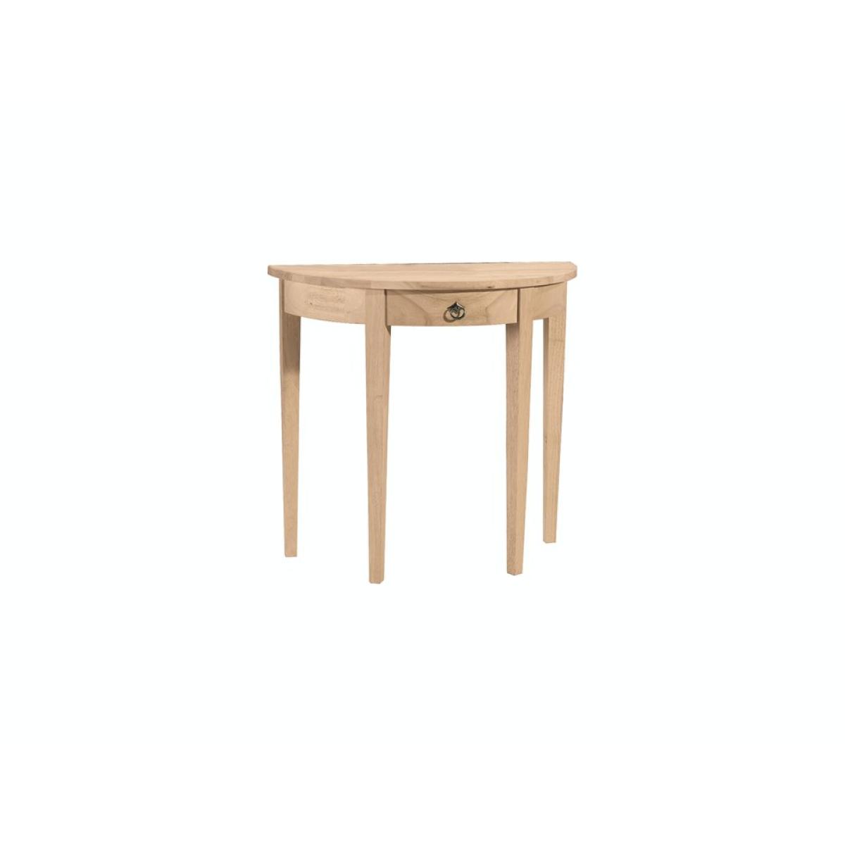 7c22b62fce10c44c6cb7b9356bce936d Half Round Table - Image 1