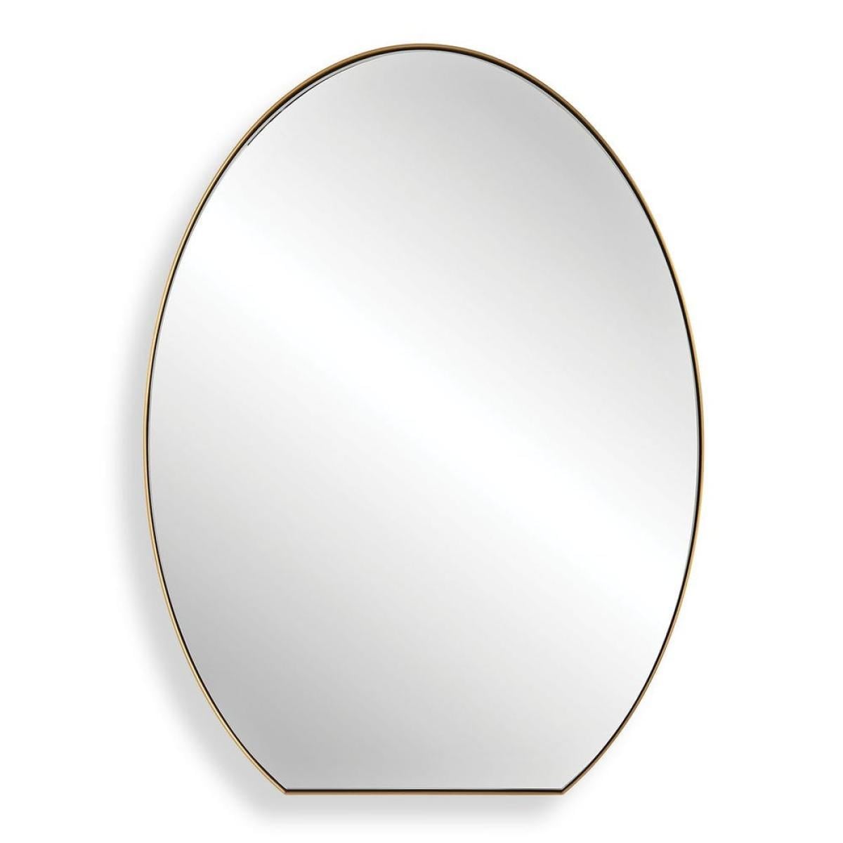 Cabell Oval Mirror, Brass - Image 2