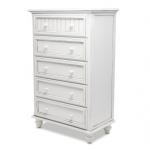 Monaco Blanc 5 Drawer Chest