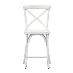X Back Counter Chair - Antique White - Image 4