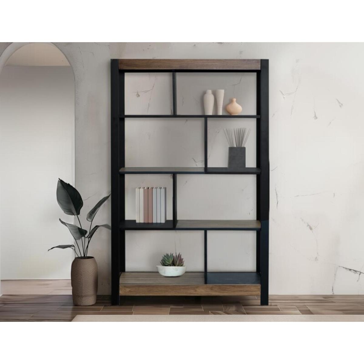 8 Shelves, Bookcase - Tuxedo - Image 4