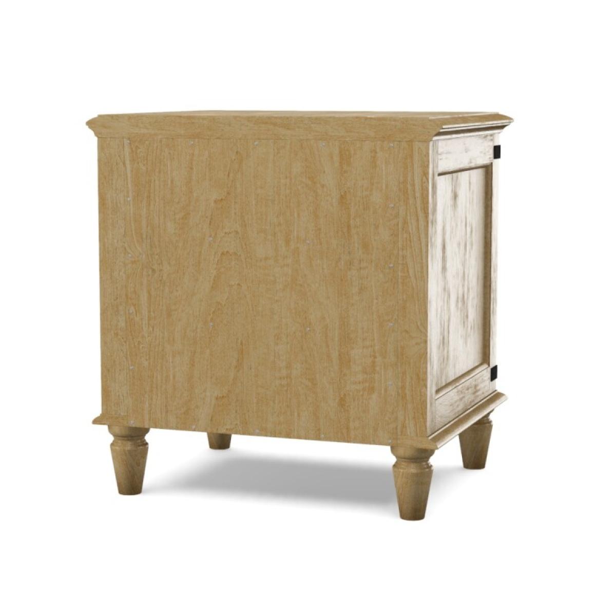 Farmhouse Chic 2-Drawer Nightstand - Image 25