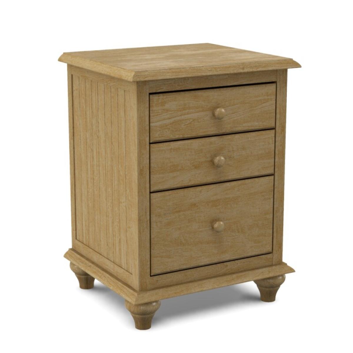 7ccf29da1b61b7e8407a70918998d89e Cottage 3-Drawer Nightstand - Image 1