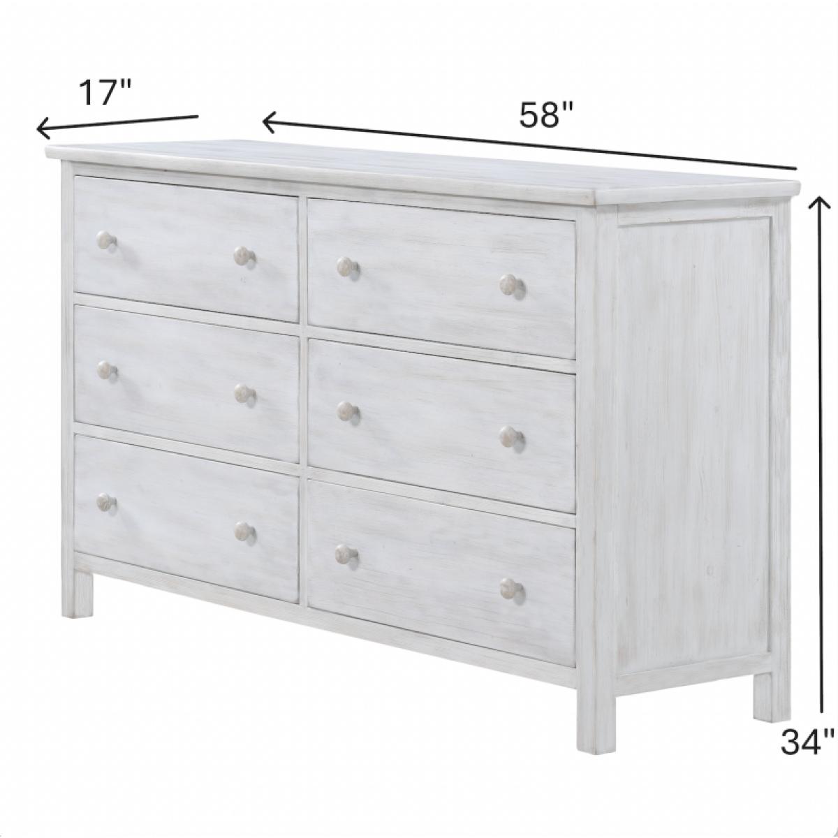 Geneva 6 Drawer Dresser - Image 4
