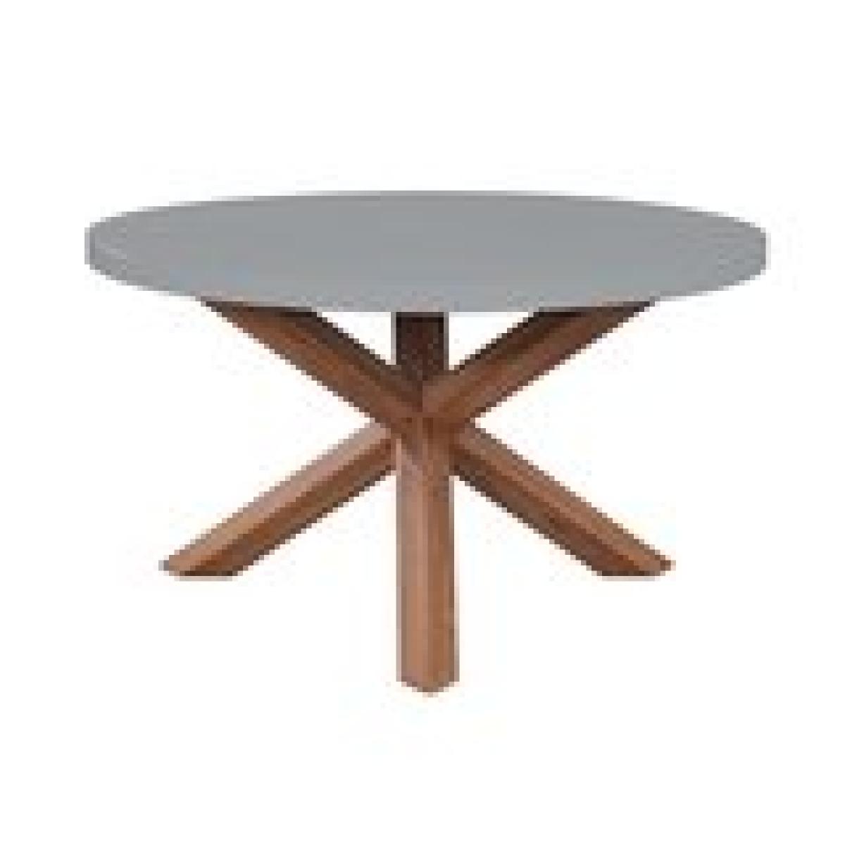PARKS: Outdoor Living - Shenandoah Round Dining Table in Gray - ODT-351RT-G - Image 5