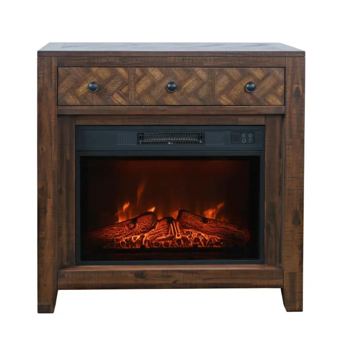 Fairview Oak 32" Fireplace - Image 3