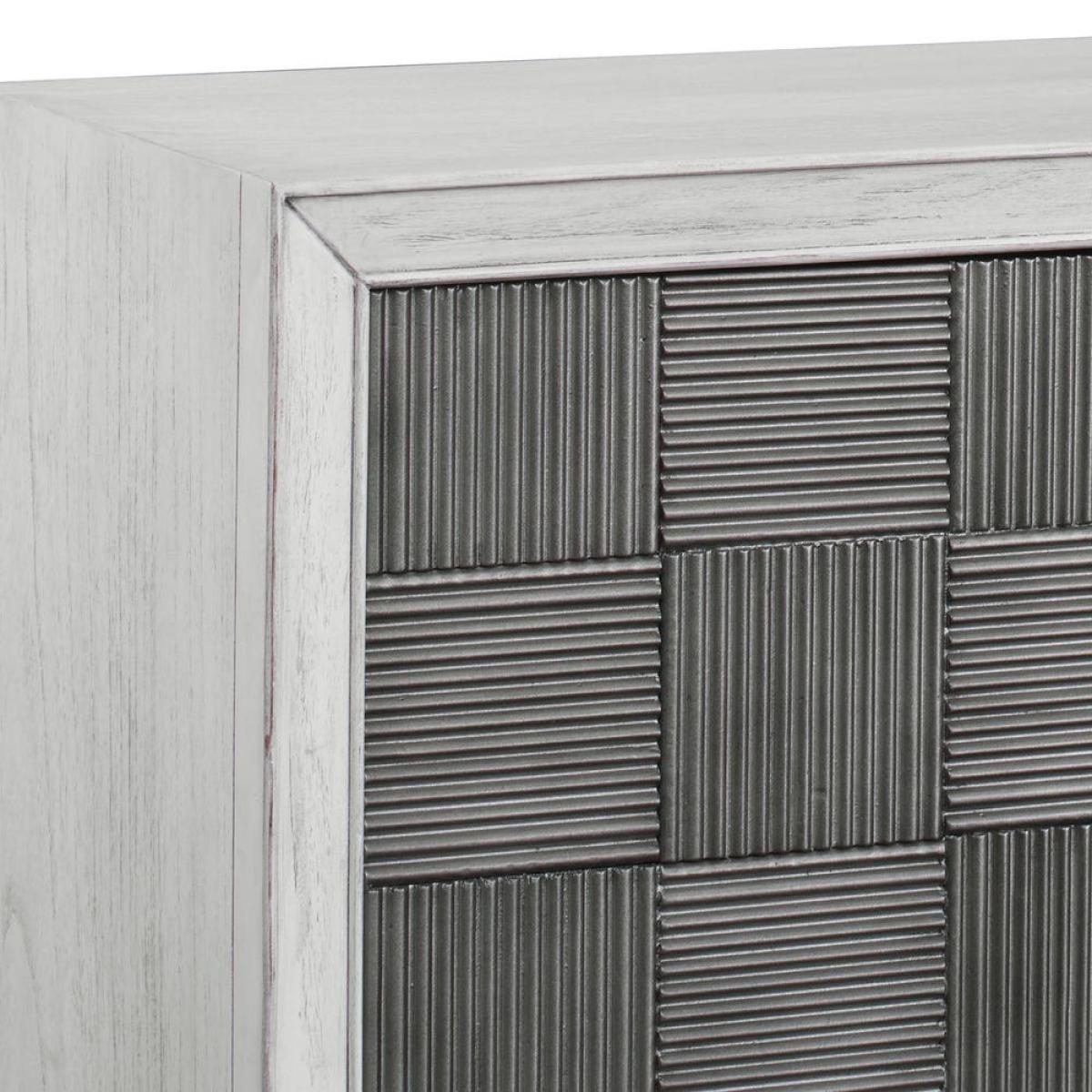 Checkerboard 4 Door Cabinet - Image 7