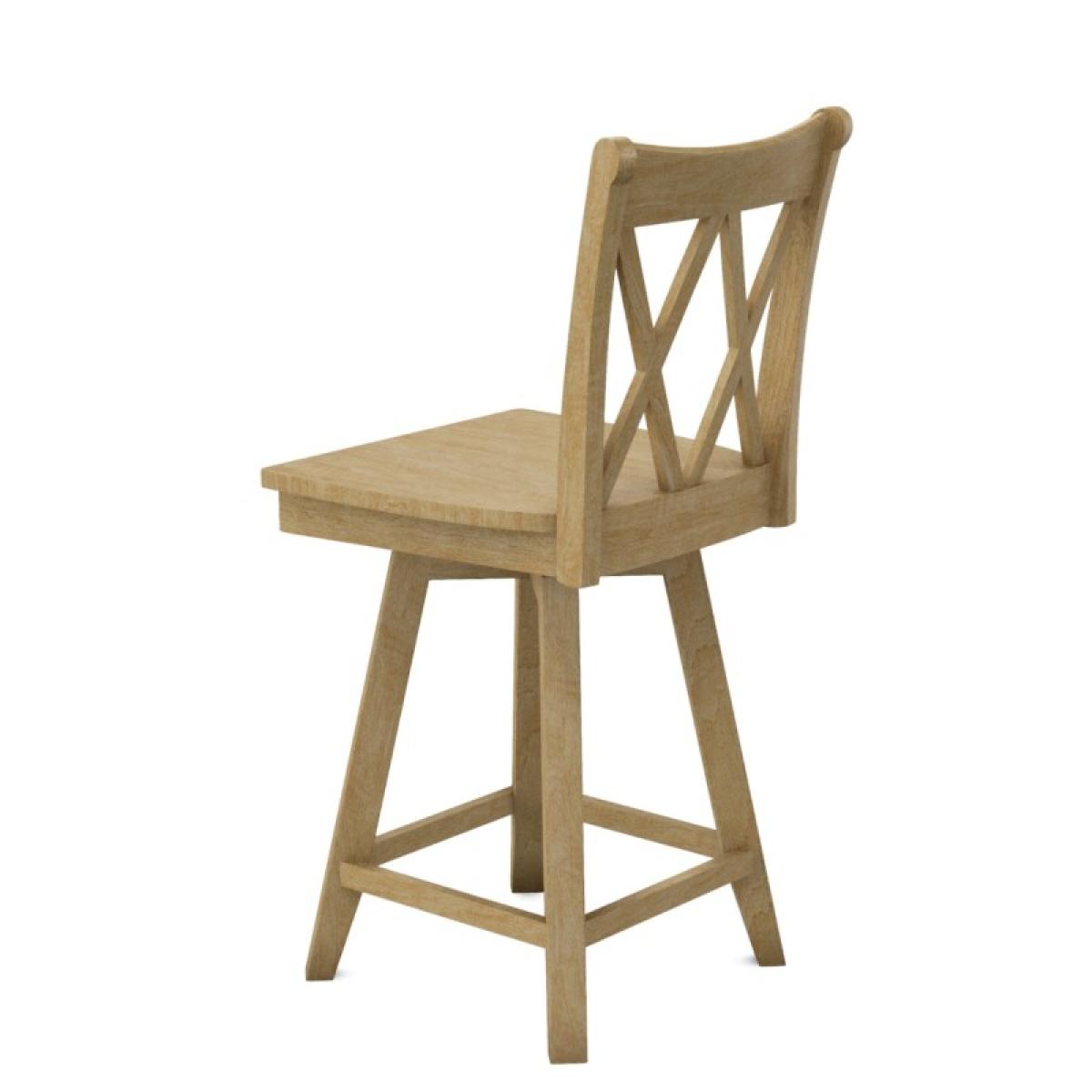 24'' XX Back Swivel Counter Stool - Image 18
