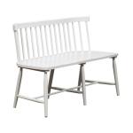 Spindle Back Dining Bench - White (RTA) - Image 3