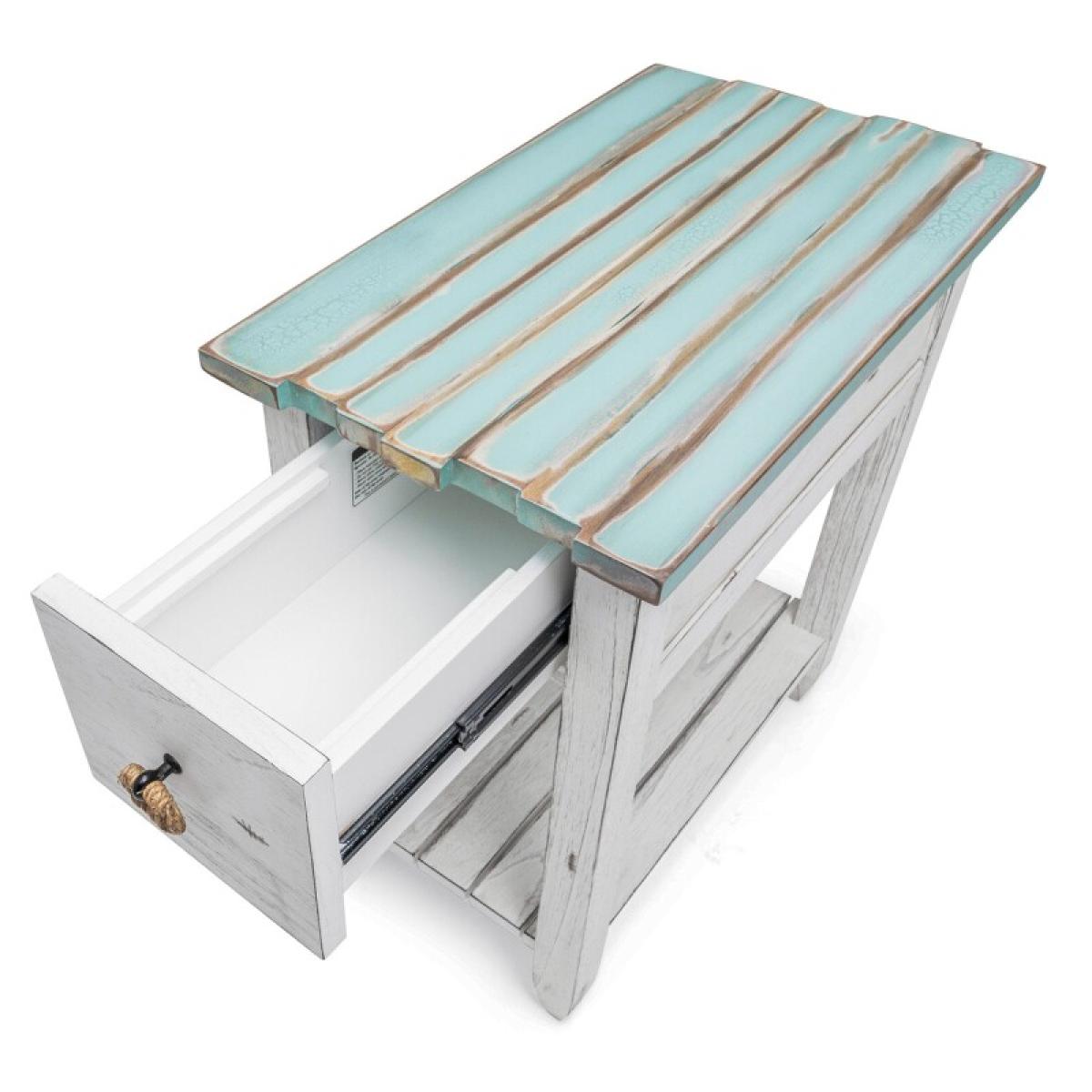 Picket Fence Chairside Table - Image 19