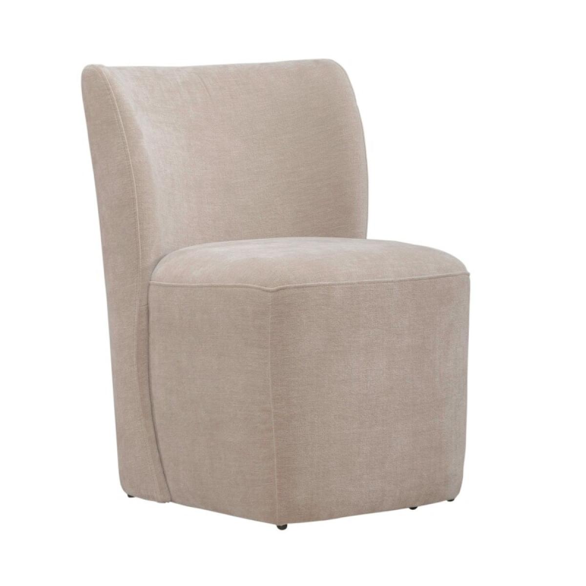 Accent Dining Chair w/ Casters - Wicker - Image 5