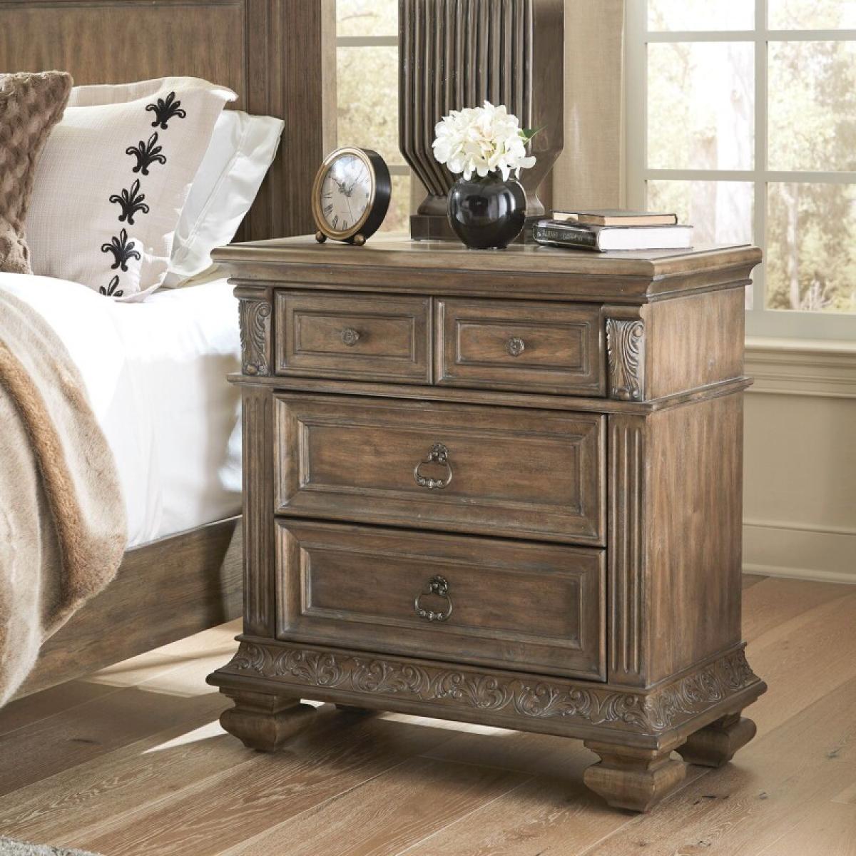 Bedside Chest w/ Charging Station - Image 2