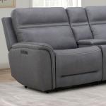 L Arm Recliner P3 & ZG - Blue Gray