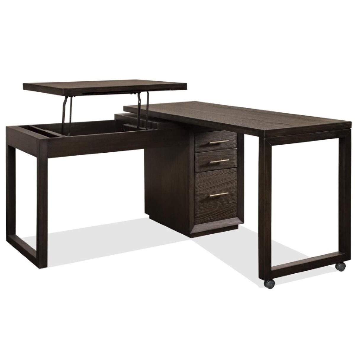 Swivel Lift-top L-desk - Image 15