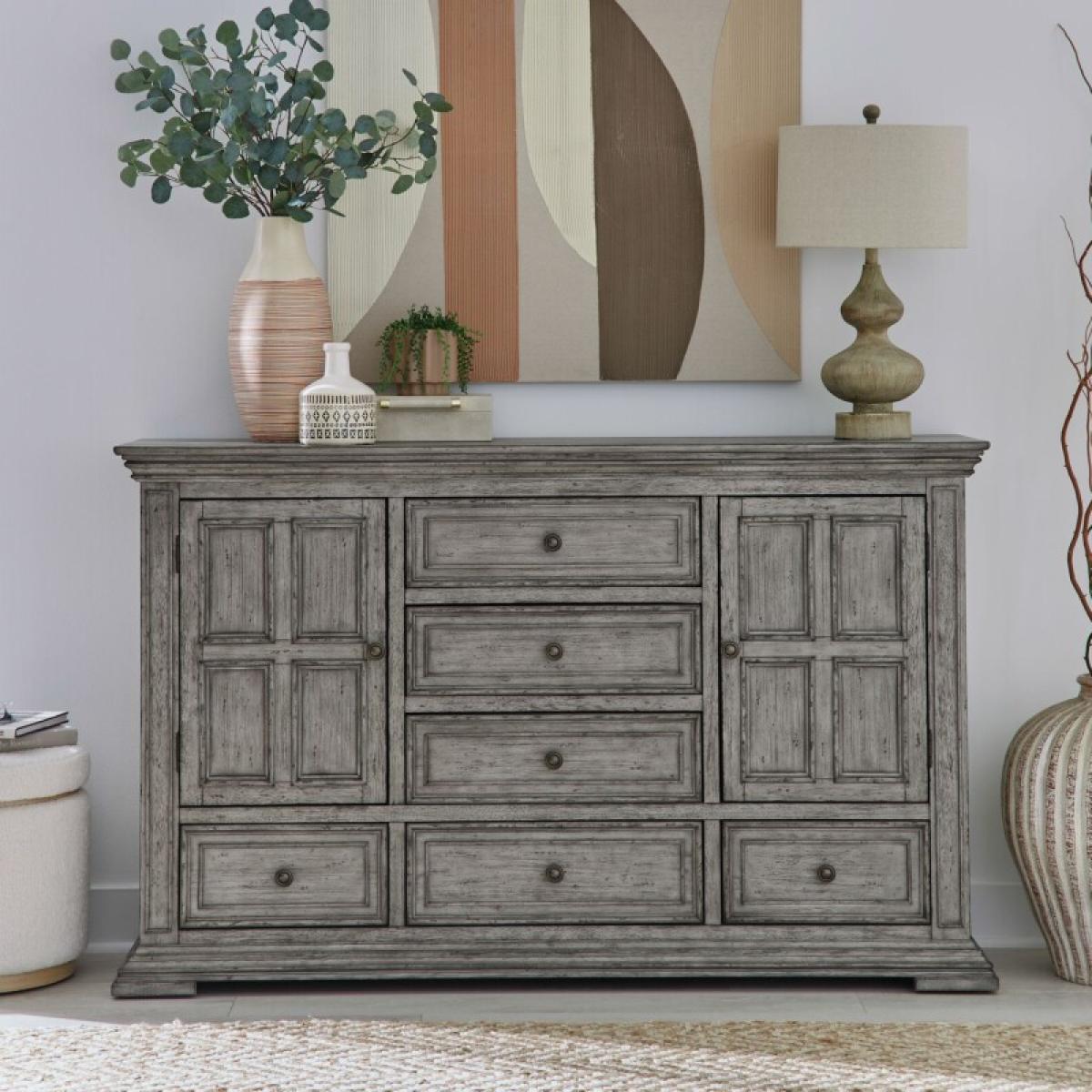 2 Door 6 Drawer Dresser - Image 2