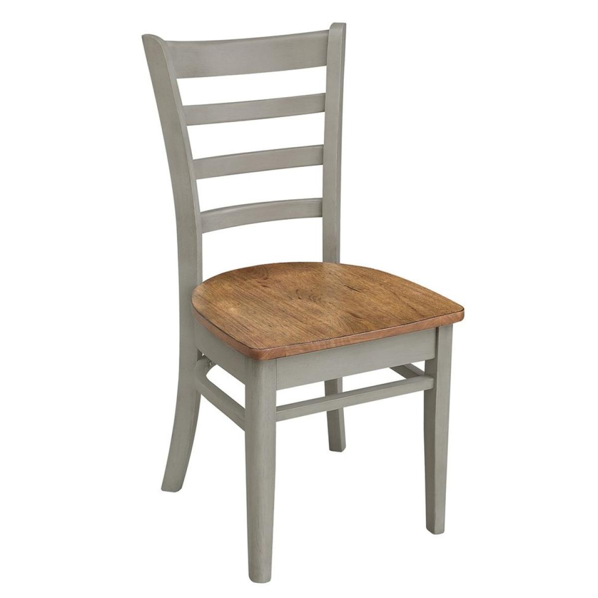 Dining Essentials - Emily Chair in Hickory & Stone - Image 2