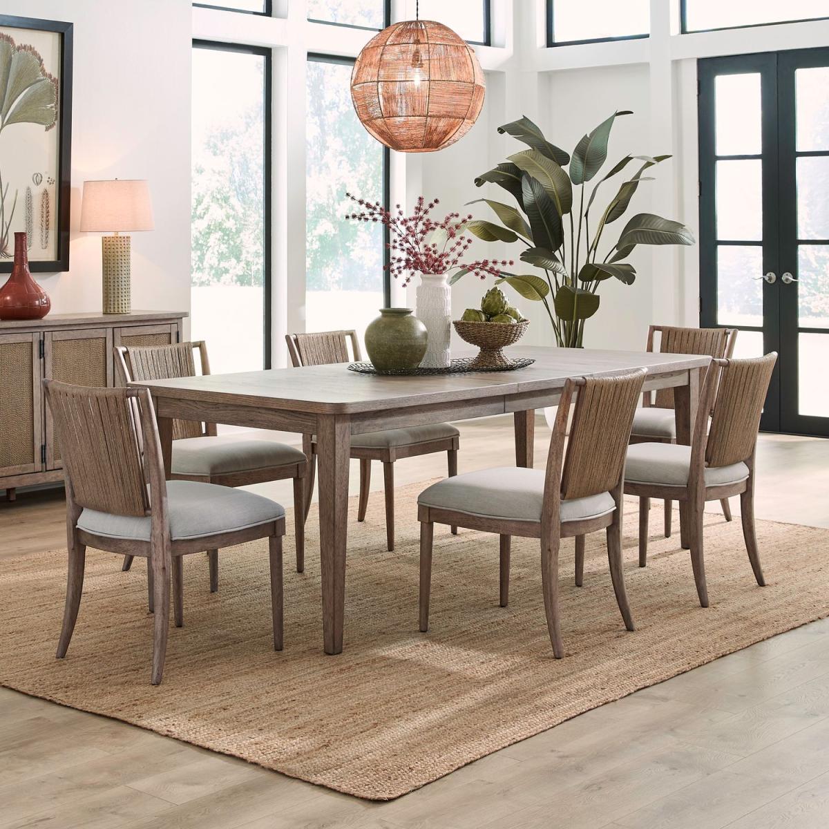 7 Piece Rectangular Table Set - Image 2