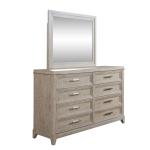 King California Upholstered Bed, Dresser & Mirror, Chest, Night Stand - Image 4