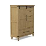 Farmhouse Chic Sliding Door Chest - Image 36