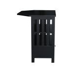 Destinations Collection - Mission Corner TV Stand in Black - Image 5