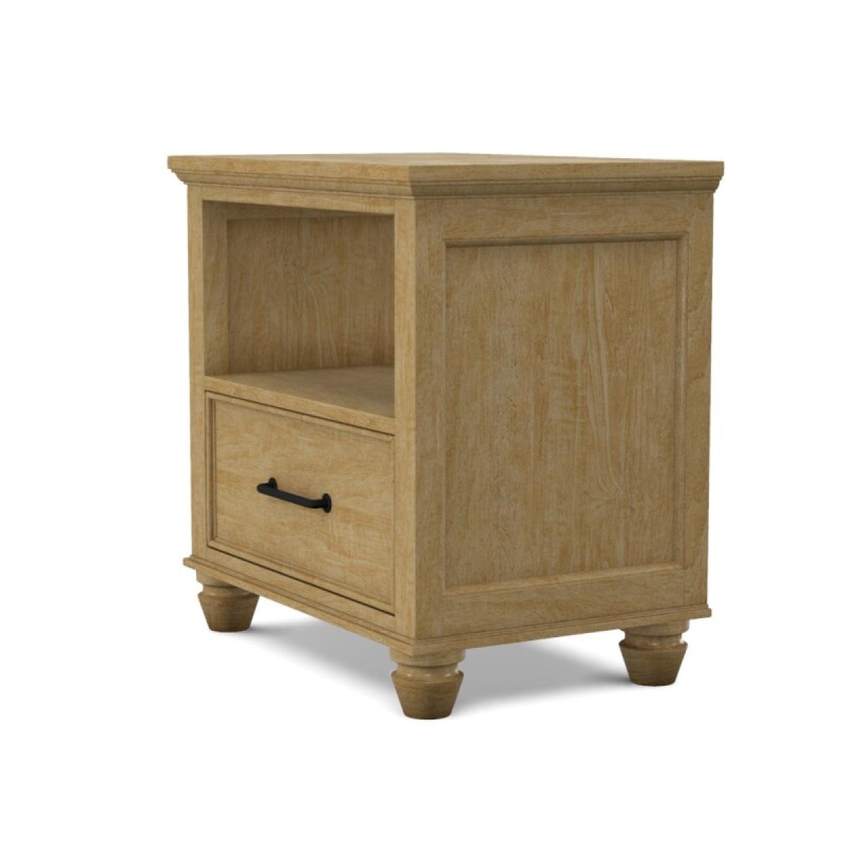 Vista Bedroom 1-Drawer Nightstand - Image 11