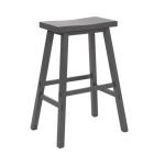 Creations 24 Inch Sawhorse Counter Stool- Gray - Image 3
