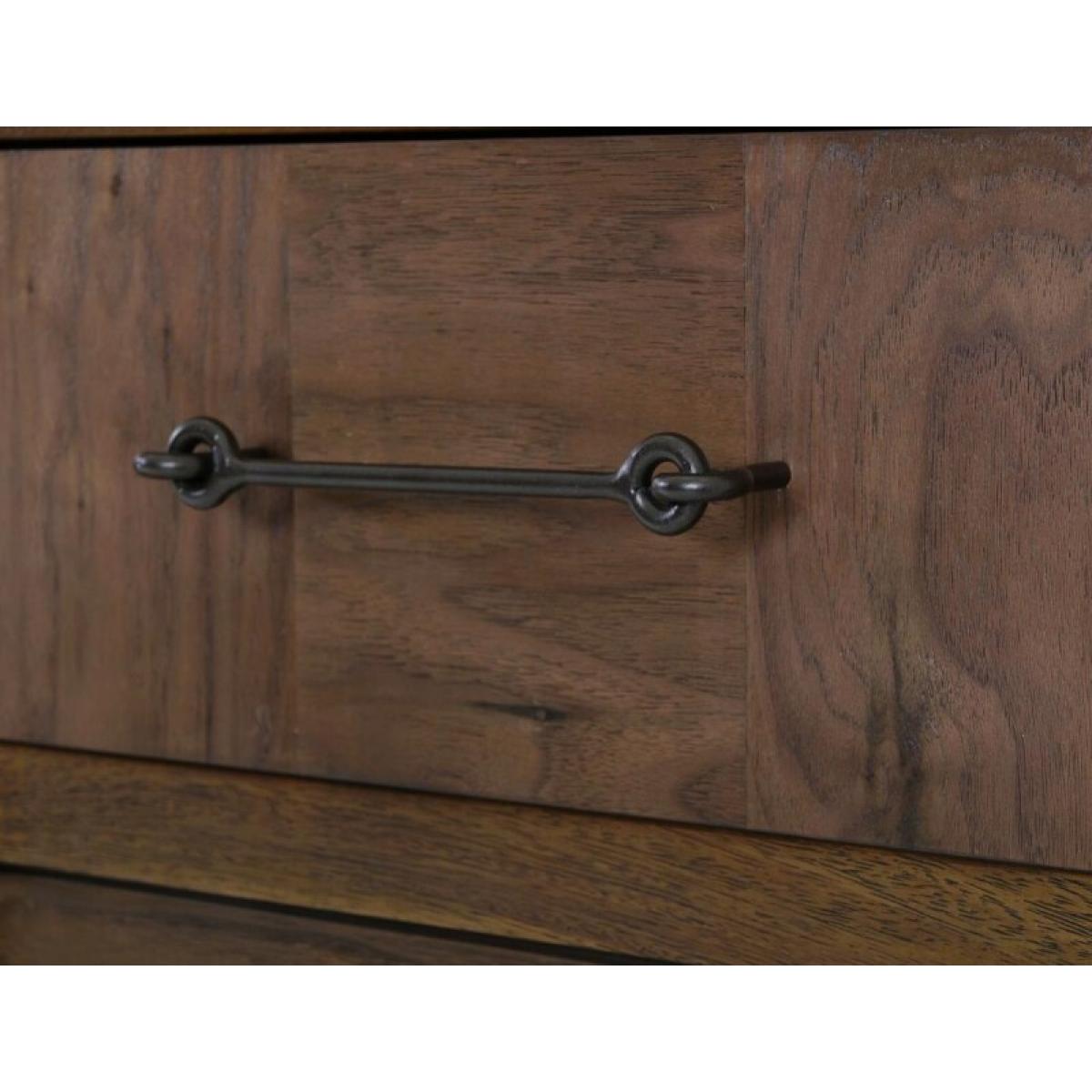 1 Drawer, 1 Shelf, Nightstand - Walnut - Image 7