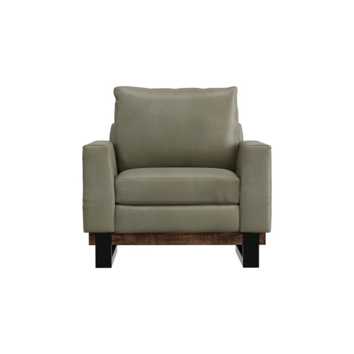 Metal & Wood Base, Armchair - Blackburn - Image 3