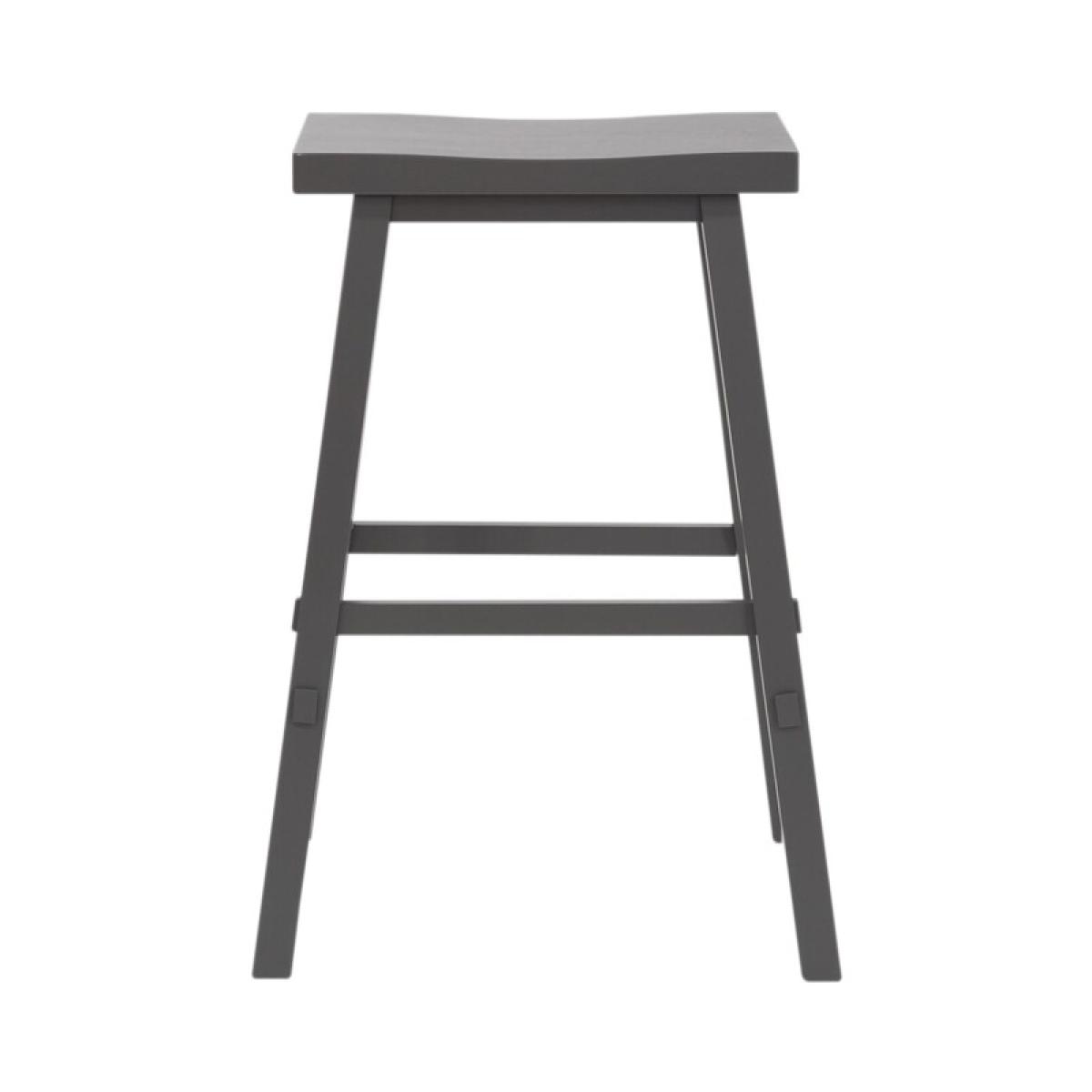 Creations 24 Inch Sawhorse Counter Stool- Gray - Image 4