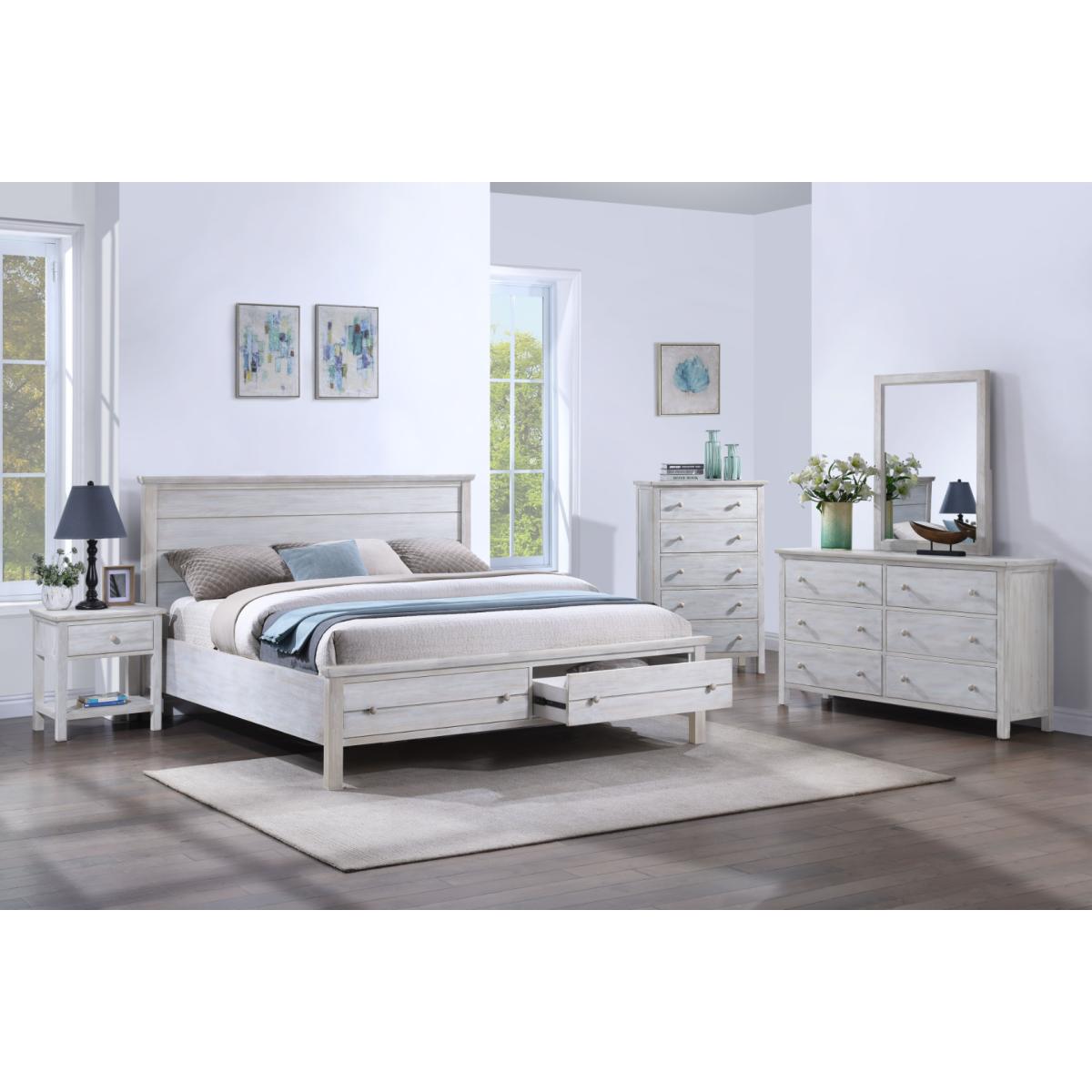 Geneva 1 Drawer Nightstand W/ Usb A + C - Image 3