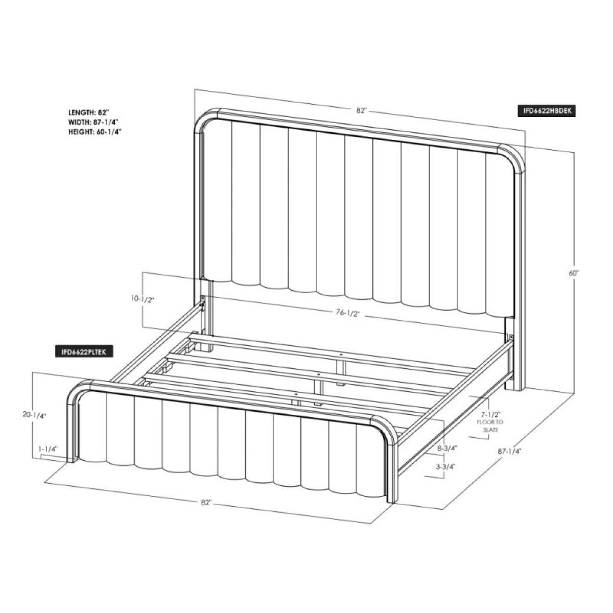 6/6 Upholstered Headboard - Mezquite - Image 6