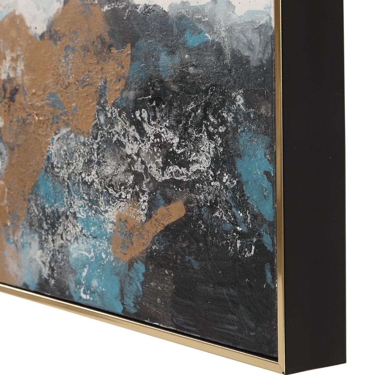 Crashing Waves Hand Painted Canvases, S/3 - Image 5