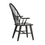 Hearthstone Ridge Windsor Back Arm Chair - Black - Image 6