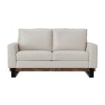 Metal & Wood Base, Loveseat - Blackburn - Image 3