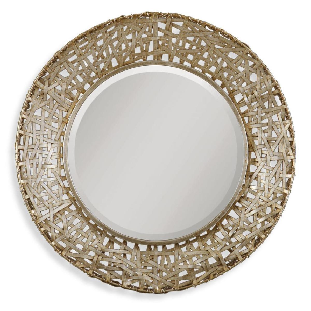 80090e5583343468d6fcbbed170063af Alita Round Mirror, Champagne - Image 1
