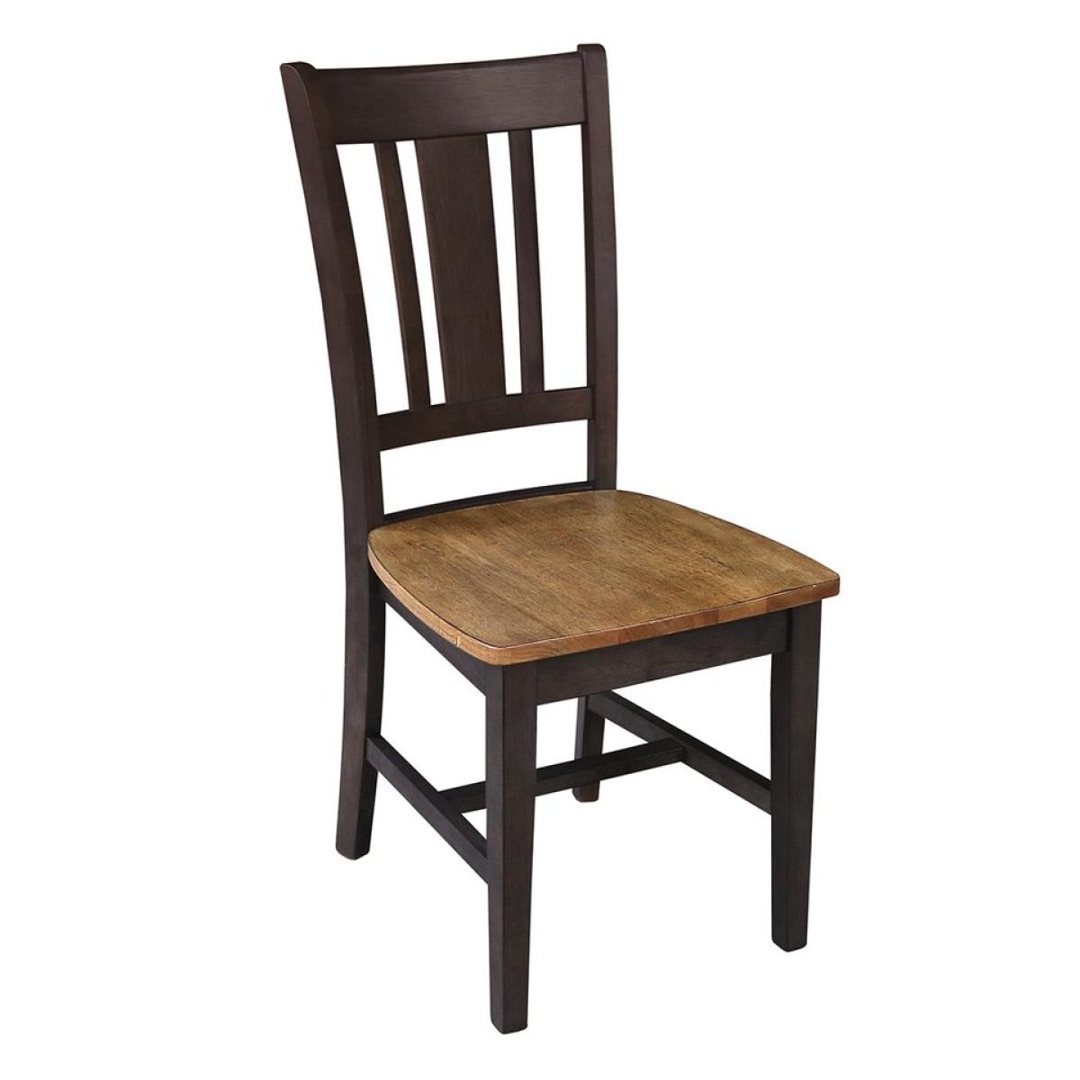 Dining Essentials - San Remo Chair in Hickory & Coal - Image 2